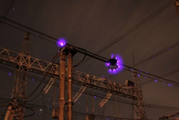 Коронный разряд огни Святого Эльма