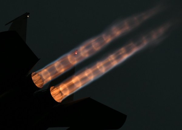 Кольца Маха реактивных двигателей