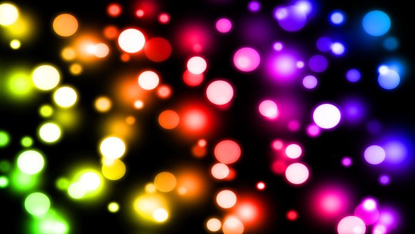 Разноцветные блики