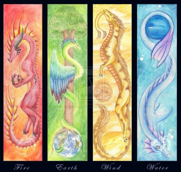 Драконы 4 стихий