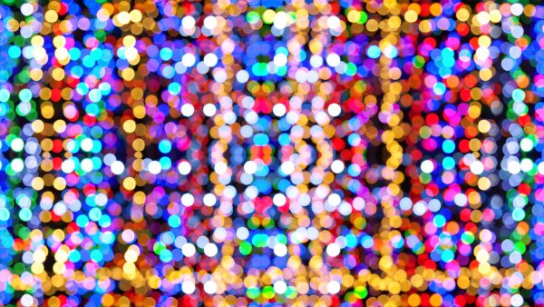 Куча разноцветных пикселей