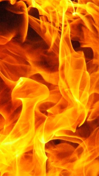 Огненная абстракция