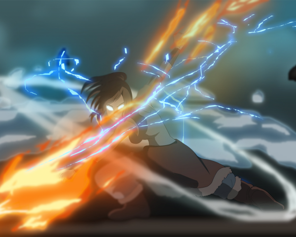 Аватар аанг молнии