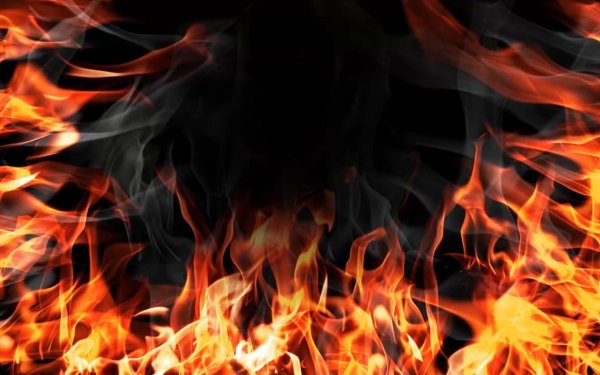 Огненный фон для фотошопа