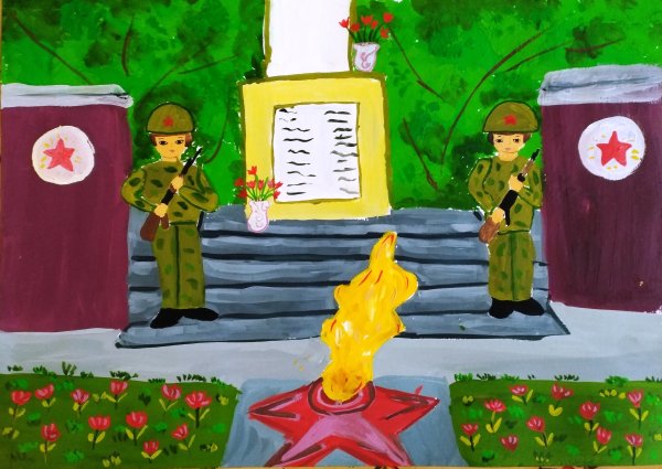 Рисунок солдату