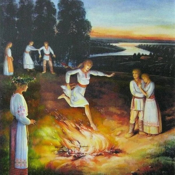 Иван Купала на Руси прыжки через костер