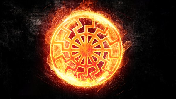 Славянские свастики черное солнце