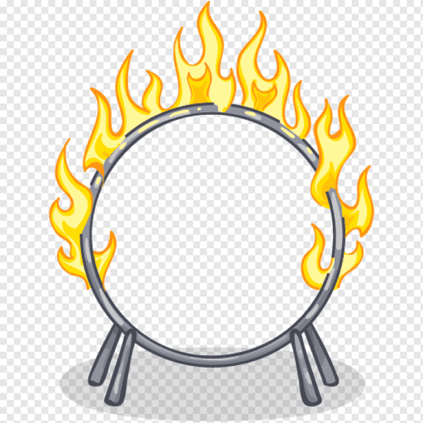 Горящий обруч