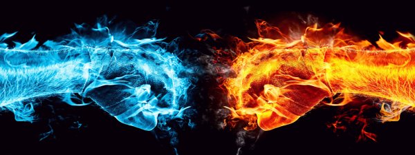 Огненный фон для шапки