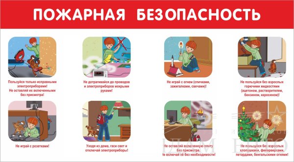 Правила поведения пожарной безопасности для детей