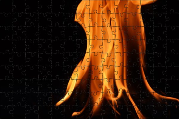 Столб огненного пламени