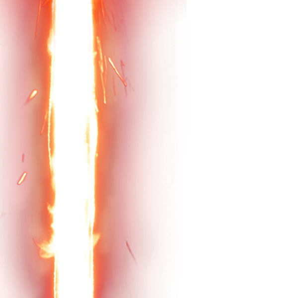 Столб огня без фона