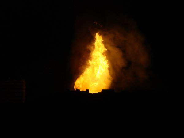 Столб огня из орта