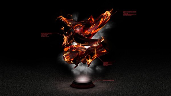 Обои на рабочий стол пламя