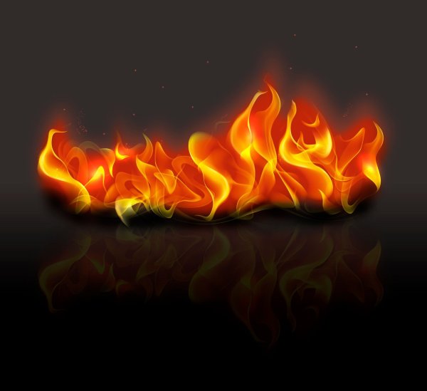 Огонь рисунок