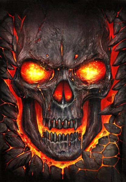 Призрачный череп