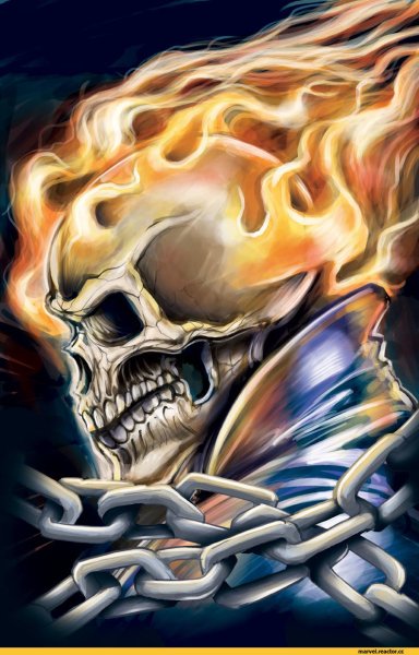 Череп призрачного гонщика