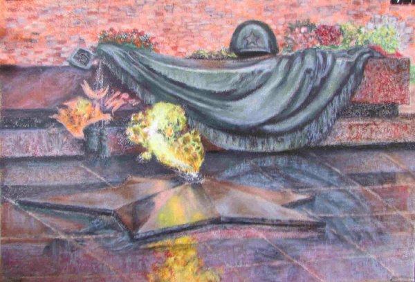 Вечный огонь живопись