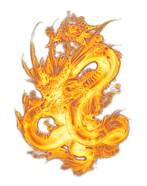 Дракон из огня