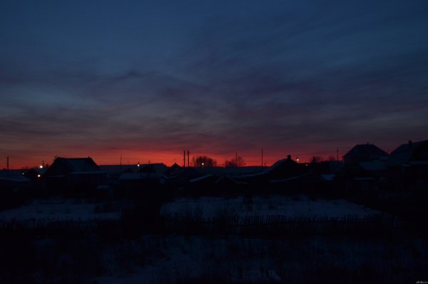 Ночное село