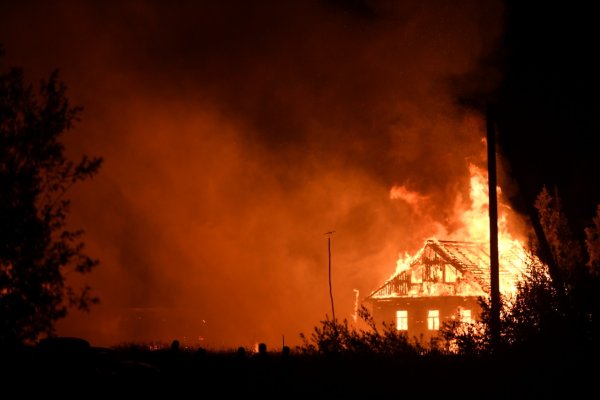 Пожар в деревне