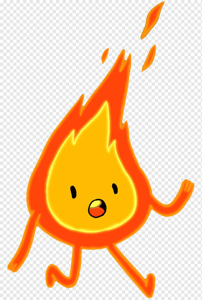 Нарисованный огонек