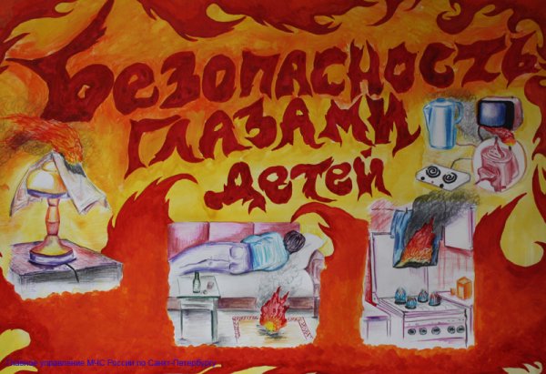 Рисунок пожарная безопасность