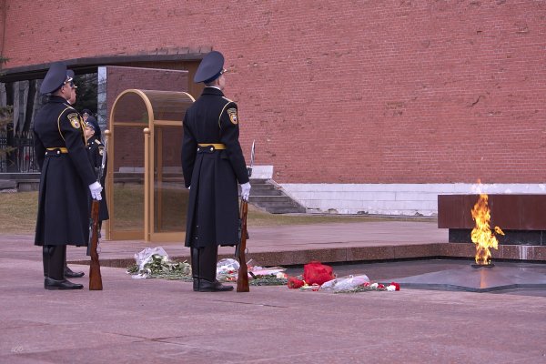 Почётный караул у вечного огня в Москве