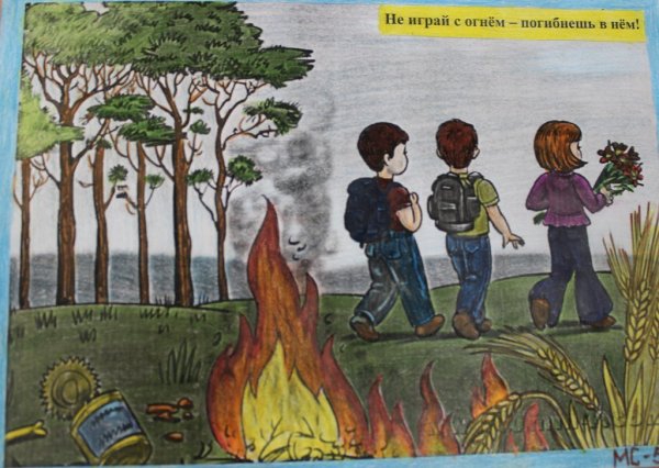 Предупреждение пожаров от шалости с огнем