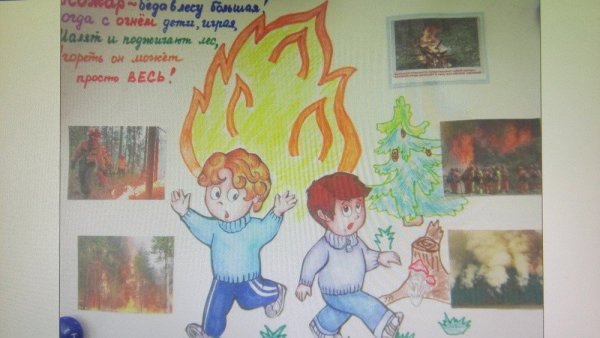 Плакат Останови огонь