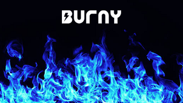 Синее пламя огня