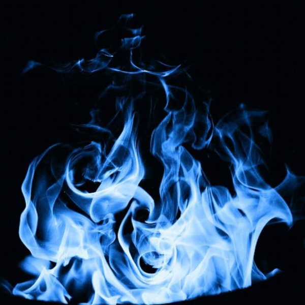 Синий огонь фон