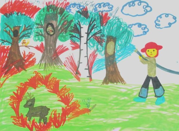 Дети против огня