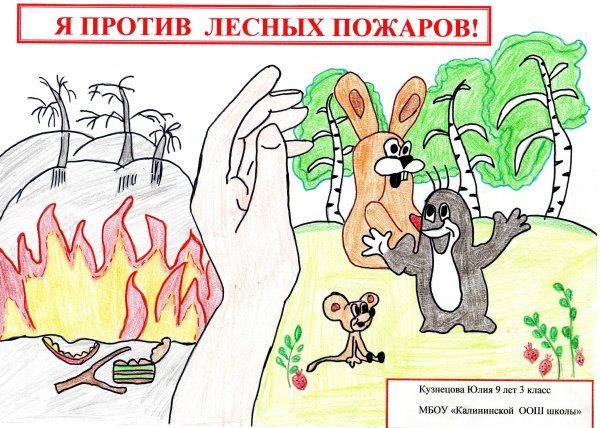 Против лесных пожаров