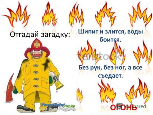 Загадки про огонь