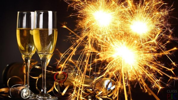 Бенгальские огни новый год