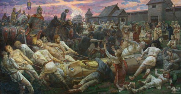 Крещение Руси свержение идолов