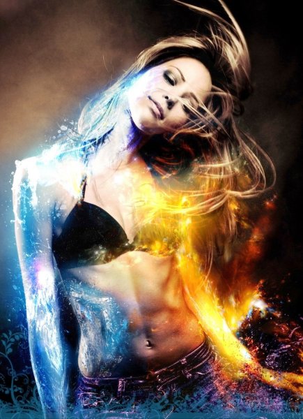 Девушка лед и пламя