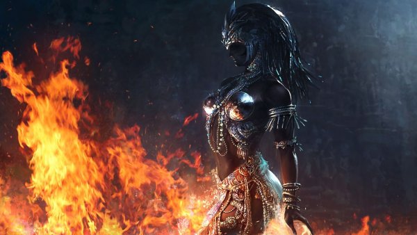 Демон огня девушка