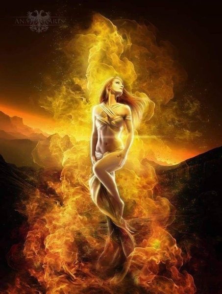 Огненная девушка