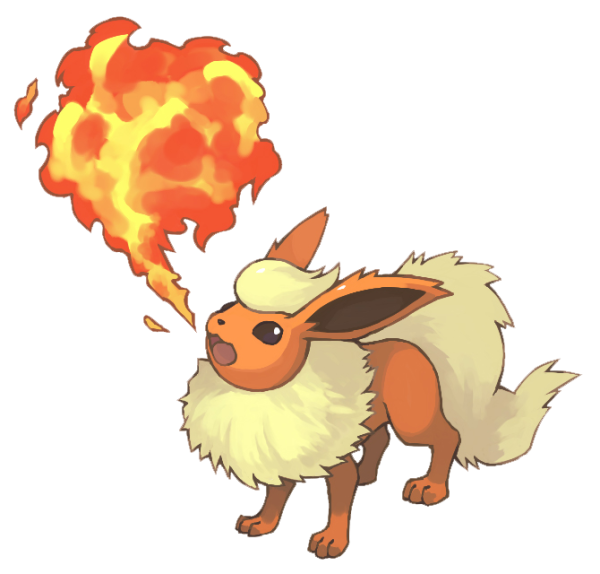 Огненный покемон Брока