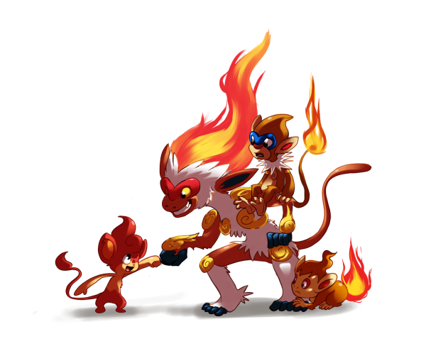 Инфернейп покемон Эволюция