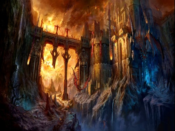 Фэнтези замки и крепости