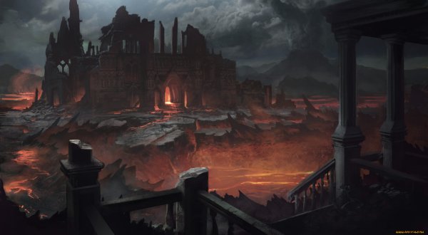 Разрушенные замки арт дарк соулс