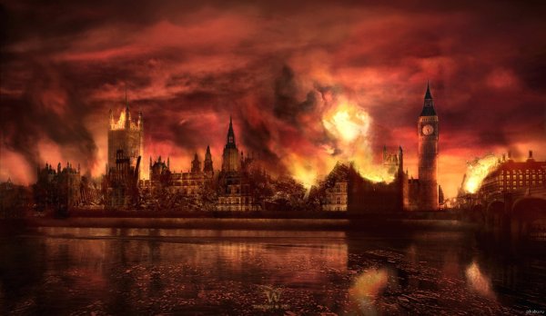 Город в огне