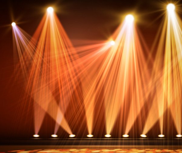 Софиты на сцене