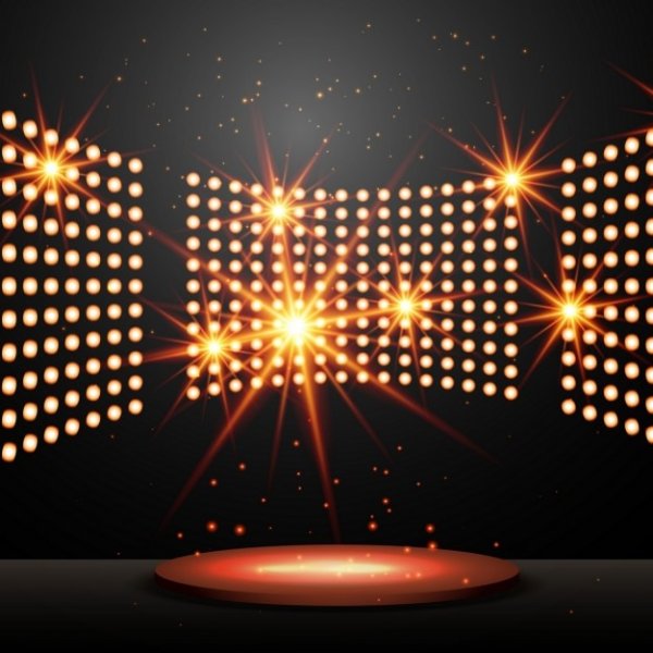 Софиты на сцене