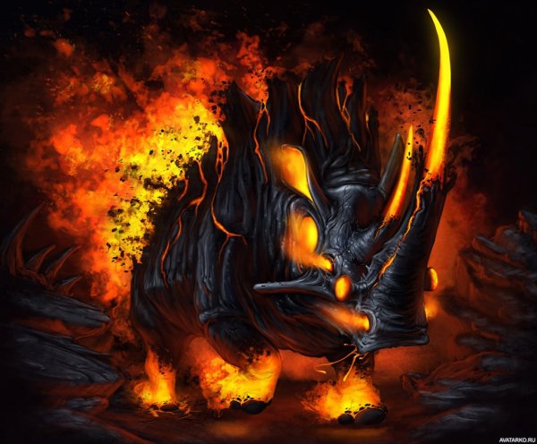 Огненные чудовища