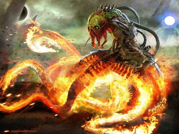 Огненные щупальца