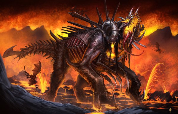 ЛАВОВЫЙ монстр